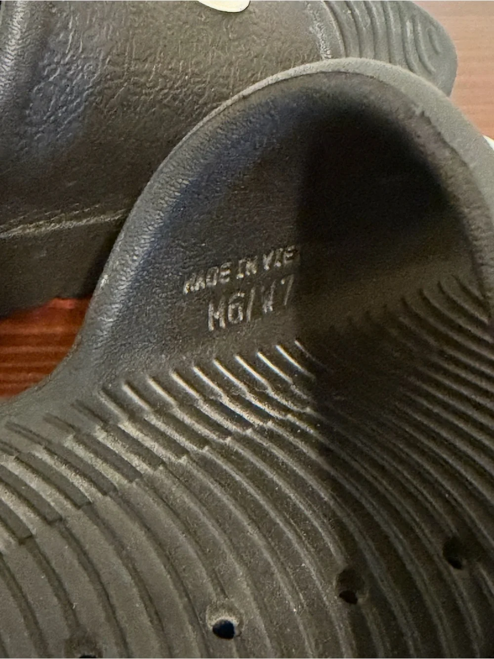 Nike Black Slide Sandals with White Swoosh